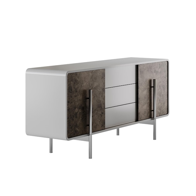 Kaksi erilaista puukalustetyyliä, moderni design, moderni tyyli, minimalistinen ulkoasu, värikäs design, sänky ilman taustaa, erilainen design, PNG, valkoinen tausta, eristetty abstrakti 3d-malli