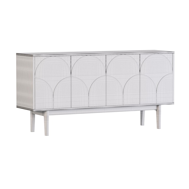 Kaksi erilaista puukalustetyyliä, moderni design, moderni tyyli, minimalistinen ulkoasu, värikäs design, sänky ilman taustaa, erilainen design, PNG, valkoinen tausta, eristetty abstrakti 3d-malli