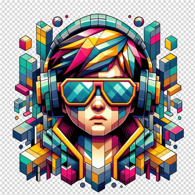 PSD kaleidoscopic gaming design