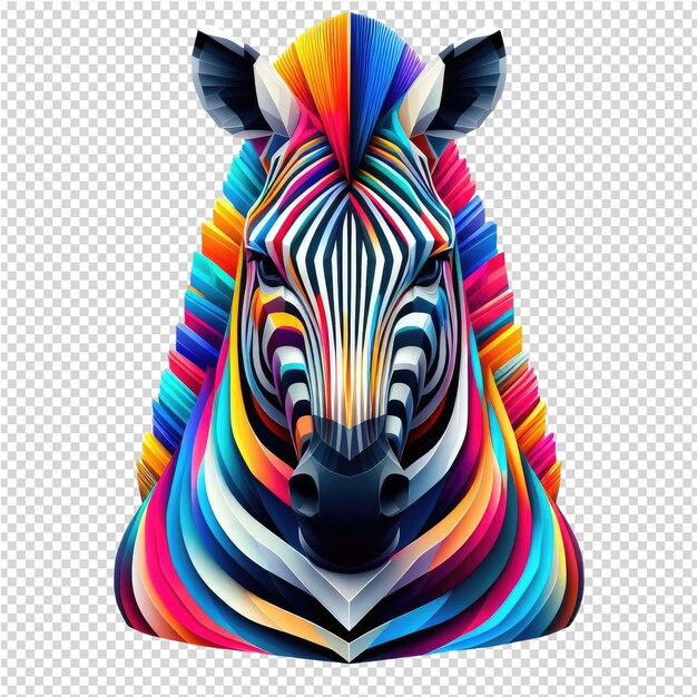 Kaleidoscopic wildlife design