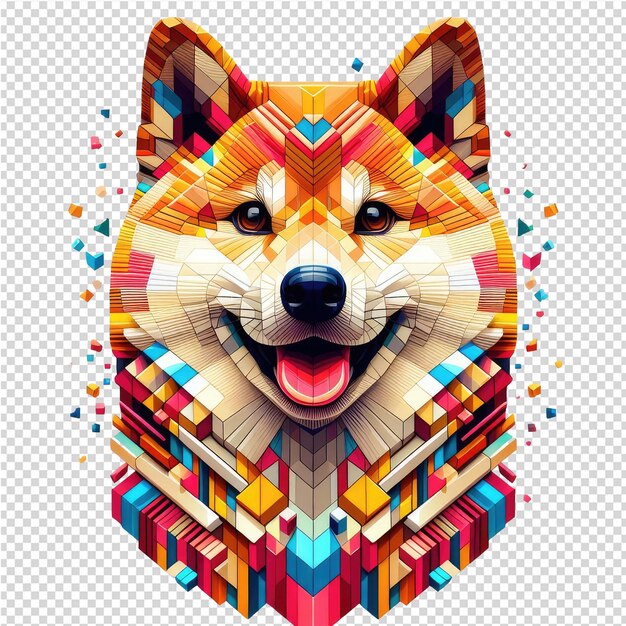 PSD kaleidoscopic wildlife design