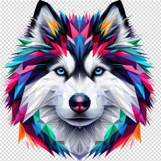 PSD kaleidoscopic wildlife design