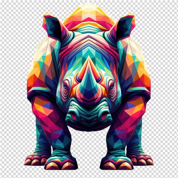 PSD kaleidoscopic wildlife design