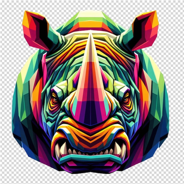 Kaleidoscopic wildlife design