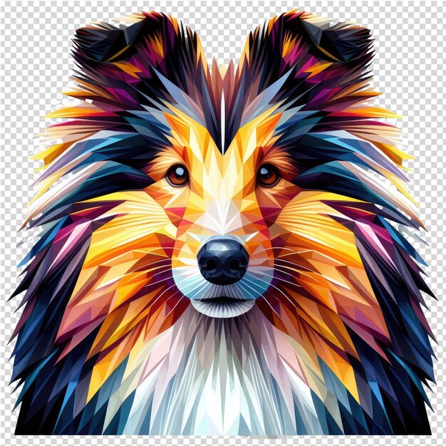 PSD kaleidoscopic wildlife design