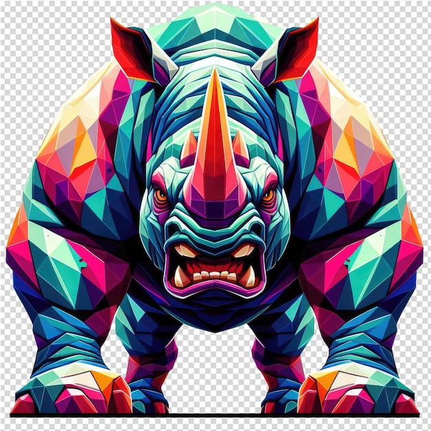 PSD kaleidoscopic wildlife design