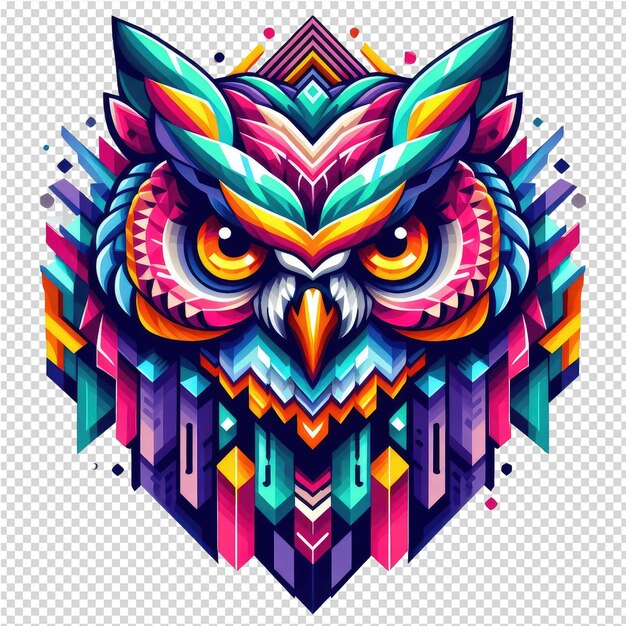 PSD kaleidoscopic wildlife design