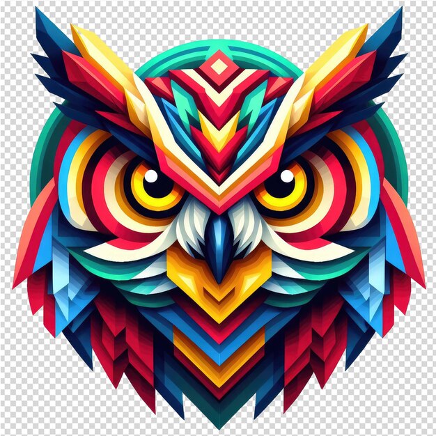 PSD kaleidoscopic wildlife design