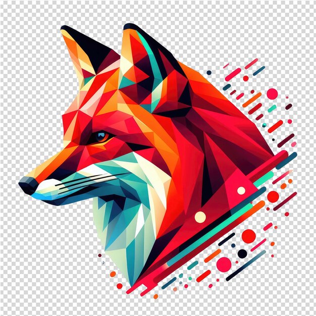 PSD kaleidoscopic wildlife design