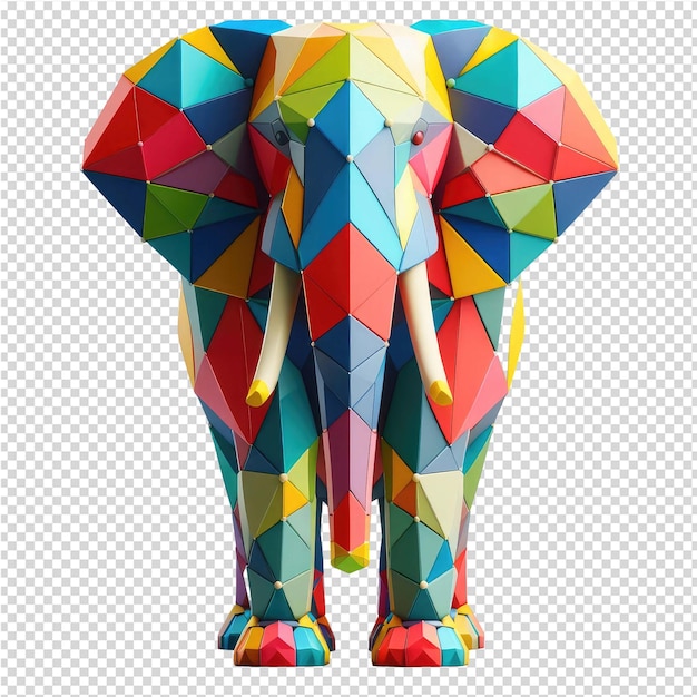 PSD kaleidoscopic wildlife design