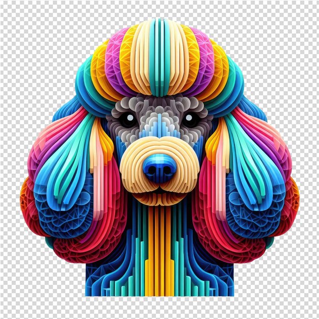 PSD kaleidoscopic wildlife design