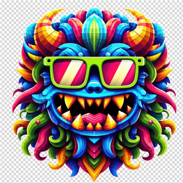 Kaleidoscopisch monsterontwerp