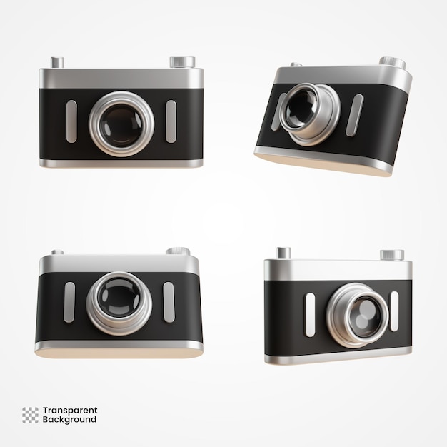 Kamera 3D-illustrasjon