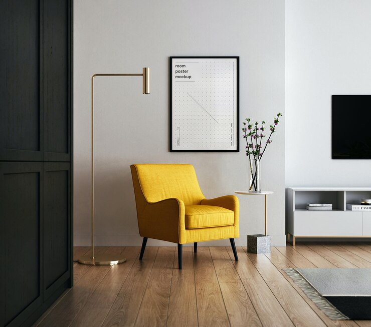 PSD kamerposter mockup psd