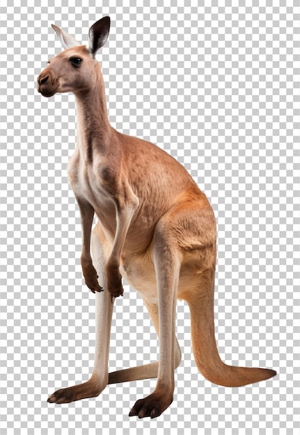 Kangaroo isolated on transparent background