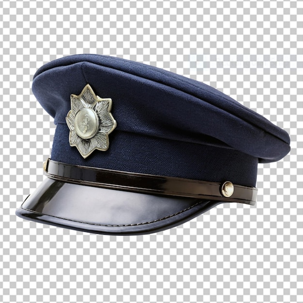 PSD kapelusz policjanta na przezroczystym tle