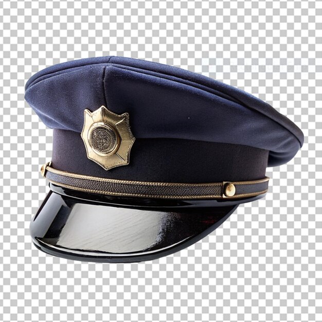 PSD kapelusz policjanta na przezroczystym tle