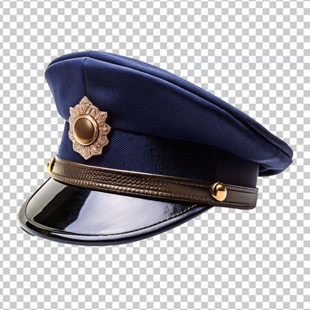 PSD kapelusz policjanta na przezroczystym tle