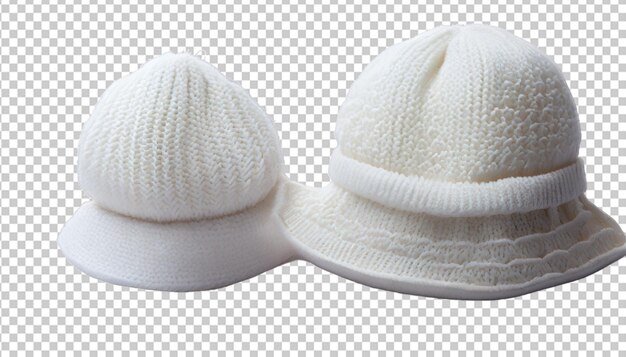 PSD kapelusz z wełny izolowany na przezroczystym tle