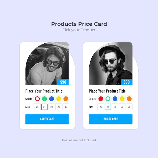 PSD karta produktu e-commerce dla biznesu online