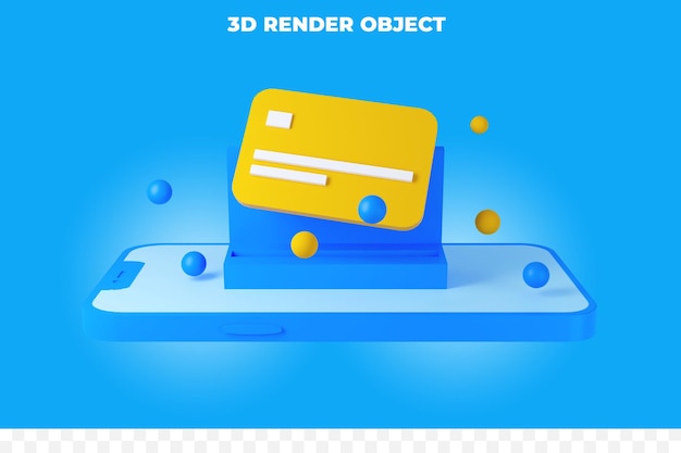 Karta renderowania 3D ze smartfonem