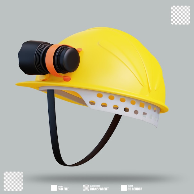 PSD kask ilustracja 3d 2