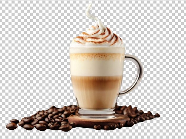 PSD kawa latte png