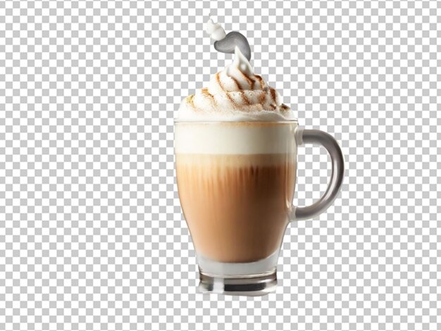 PSD kawa latte png