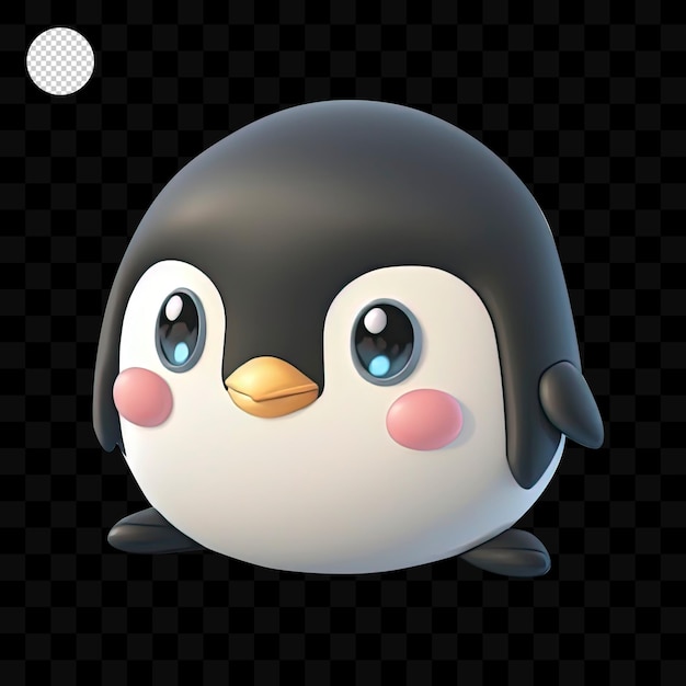 PSD kawaii chibi-pinguïn