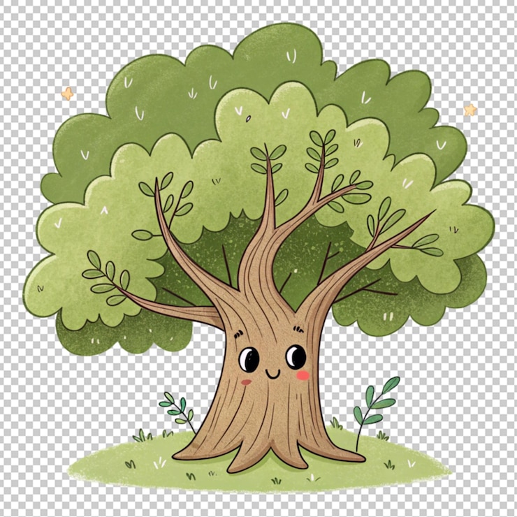 PSD a kawaii illustration png