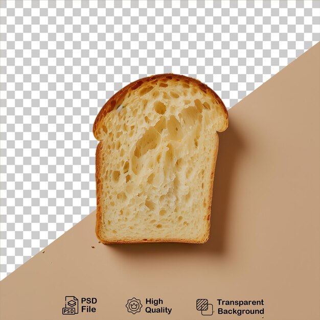 PSD kawałek chleba izolowany na przezroczystym tle zawiera plik png