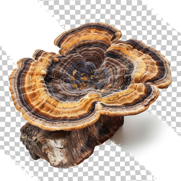 PSD kawałek drewna z kwiatem na nim