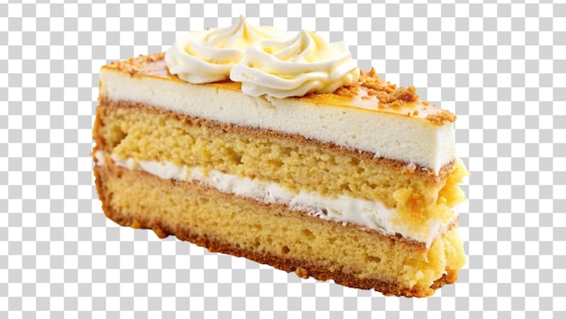 PSD kawałek wilgotnego ciasta marchewkowego z glazurą z serem śmietanym izolowanym na przezroczystym tle