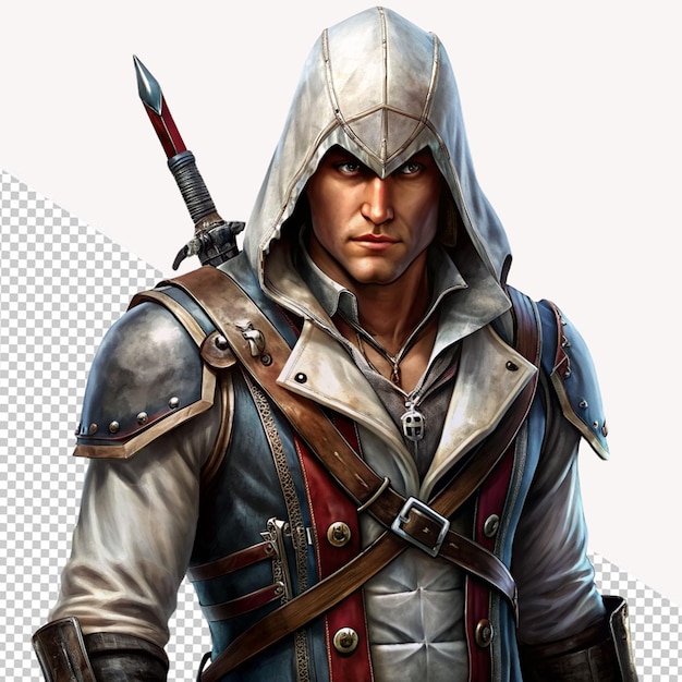 Kenway assassins on transparent background