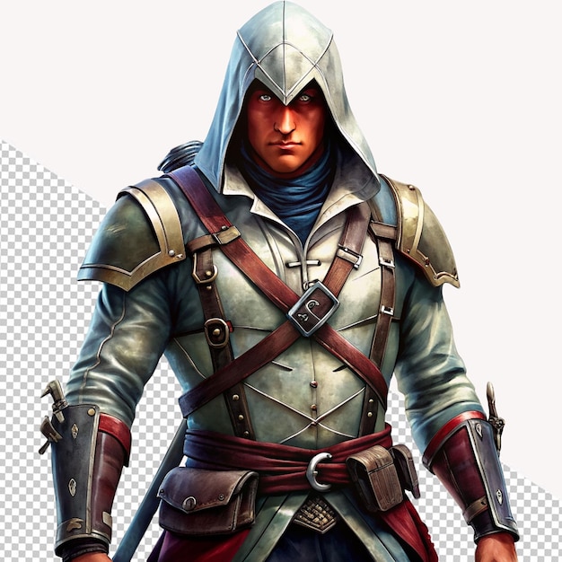 Kenway assassins on transparent background