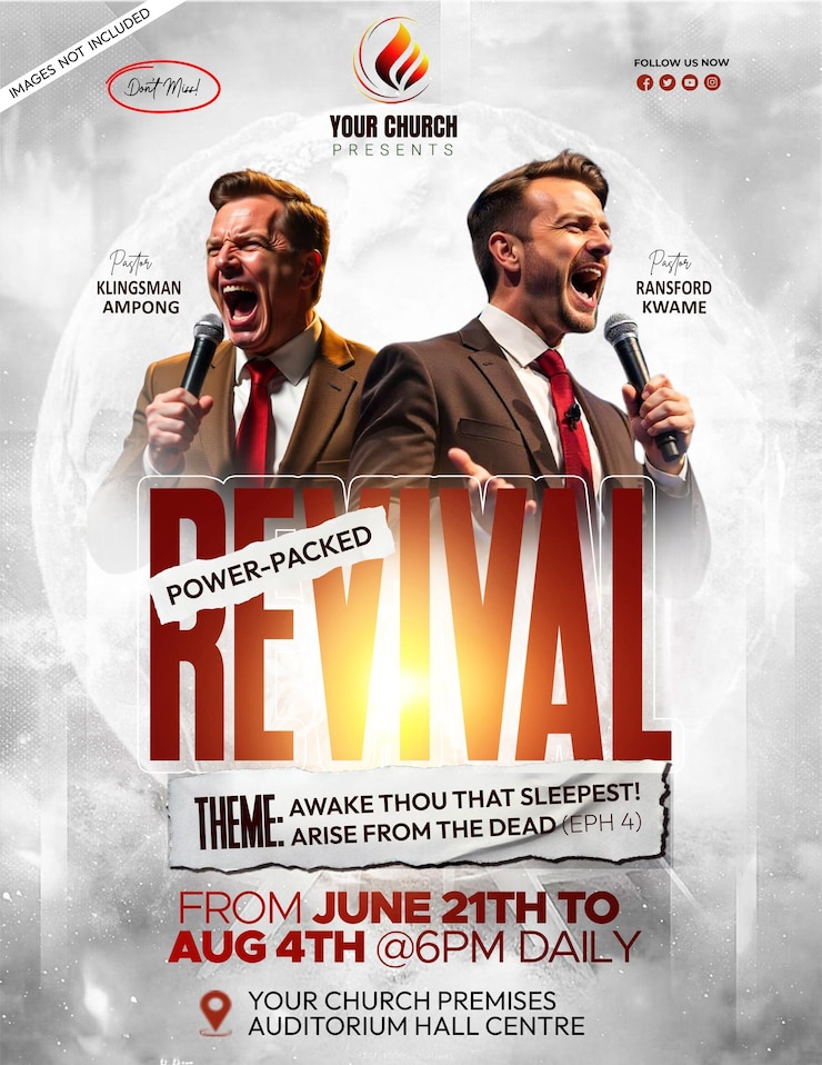PSD kerk flyer