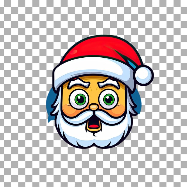 Kerst 3d illustratie van de kerstman gratis psd bestanden