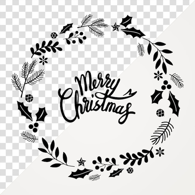 Kerstbadge png doorzichtige achtergrond