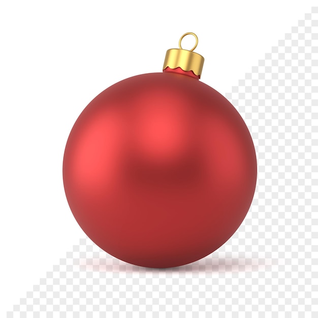 PSD kerstbal 3d-pictogram