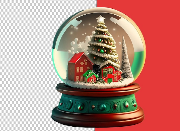 PSD kerstbol concept boom