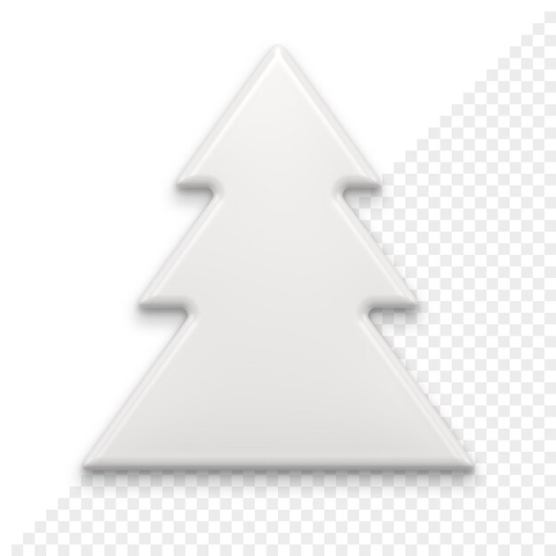 Kerstboom 3d-pictogram