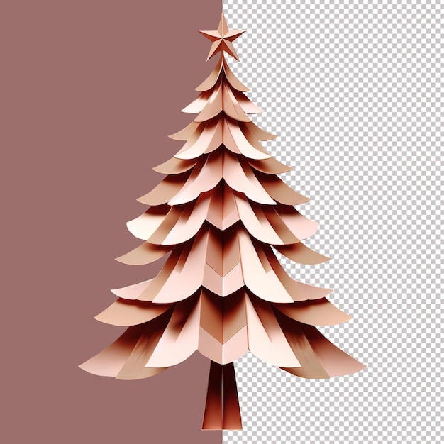 Kerstboom geïsoleerd png transparante achtergrond door ai gegenereerd