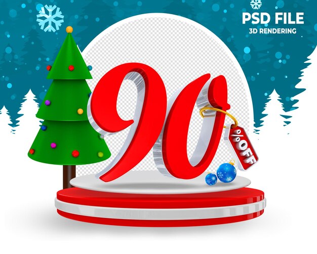 Kerstkorting 3d-stijl