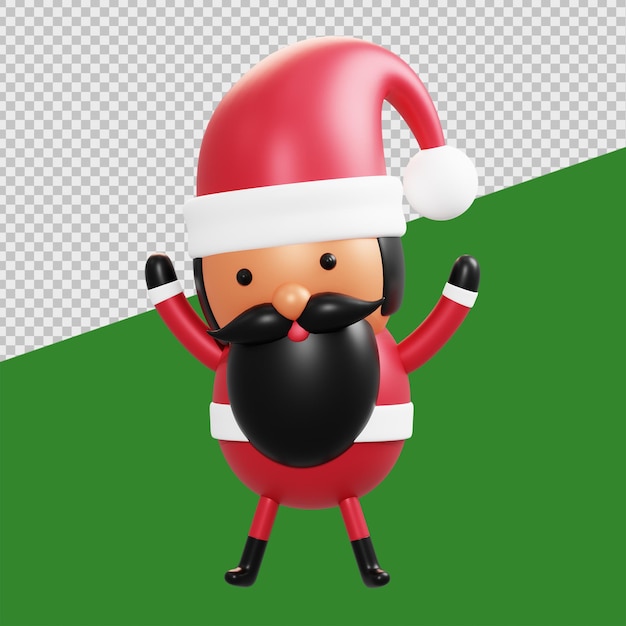 Kerstman 3d medische illustraties