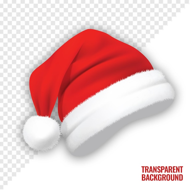 PSD kerstman hoed png-object