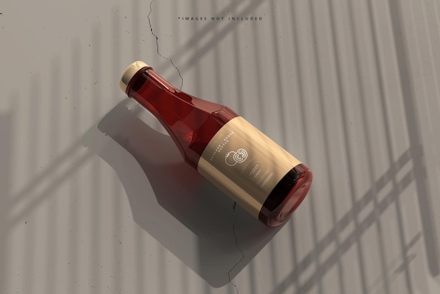 Ketchup or Sauce Bottle Mockup