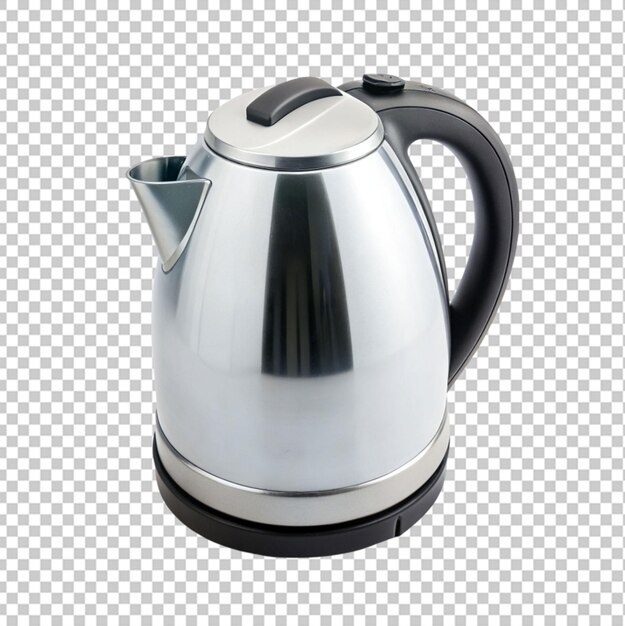 PSD kettle isolated on a transparent background