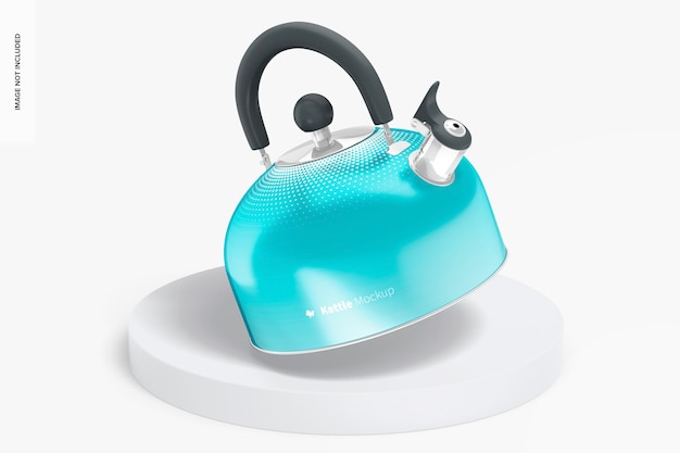 Kettle Mockup, Leaned