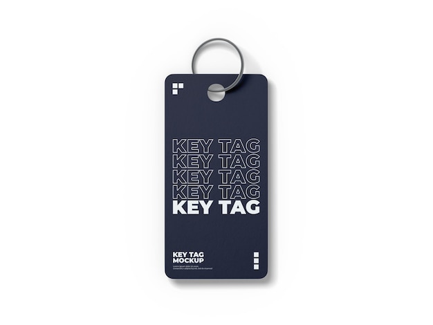 Key tag mockup