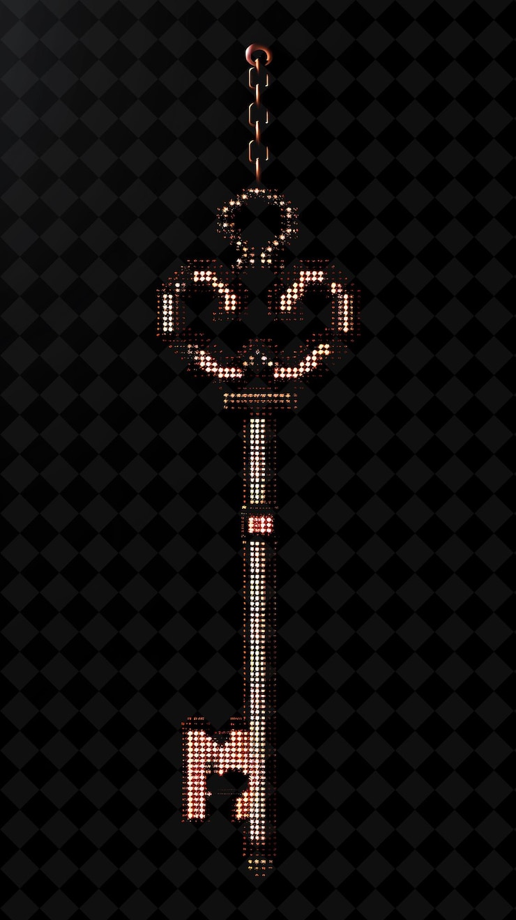 PSD a key that has the word key on it